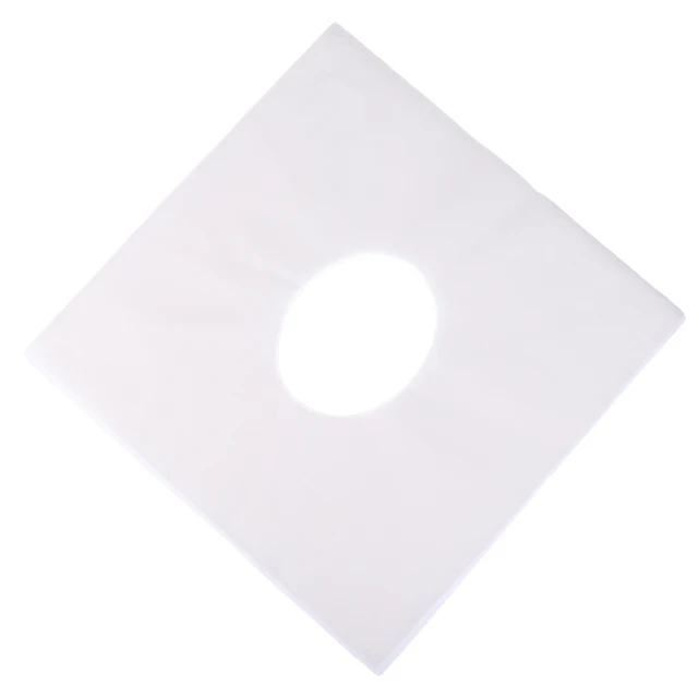 100pcs Spa Salon Disposable Massage Face Rest Cushion Covers Cradle Sheets Headrest Pillow Paper Massage Face Cradle Table Cover 4