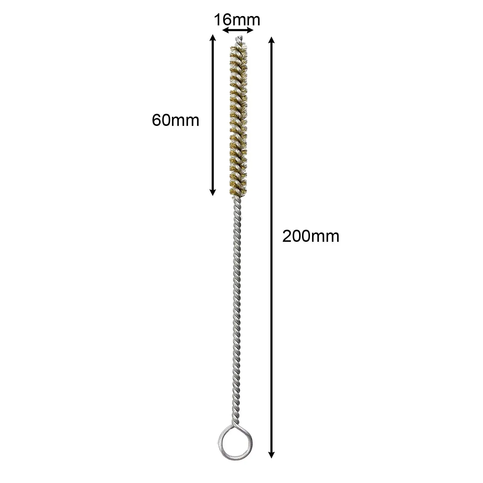 Copper Bristles Pipe Cleaner Brush Multipurpose Metal Wire Brush Flexible Drain Brush for Sink Plumbing Durable Accessory 6