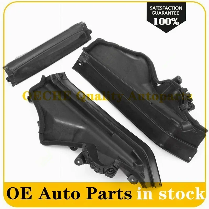 51717169419 51717169420 51717169421 3PCS Car Engine Upper Compartment Partition Panel Set For BMW X5 X6 E70 E71 E72