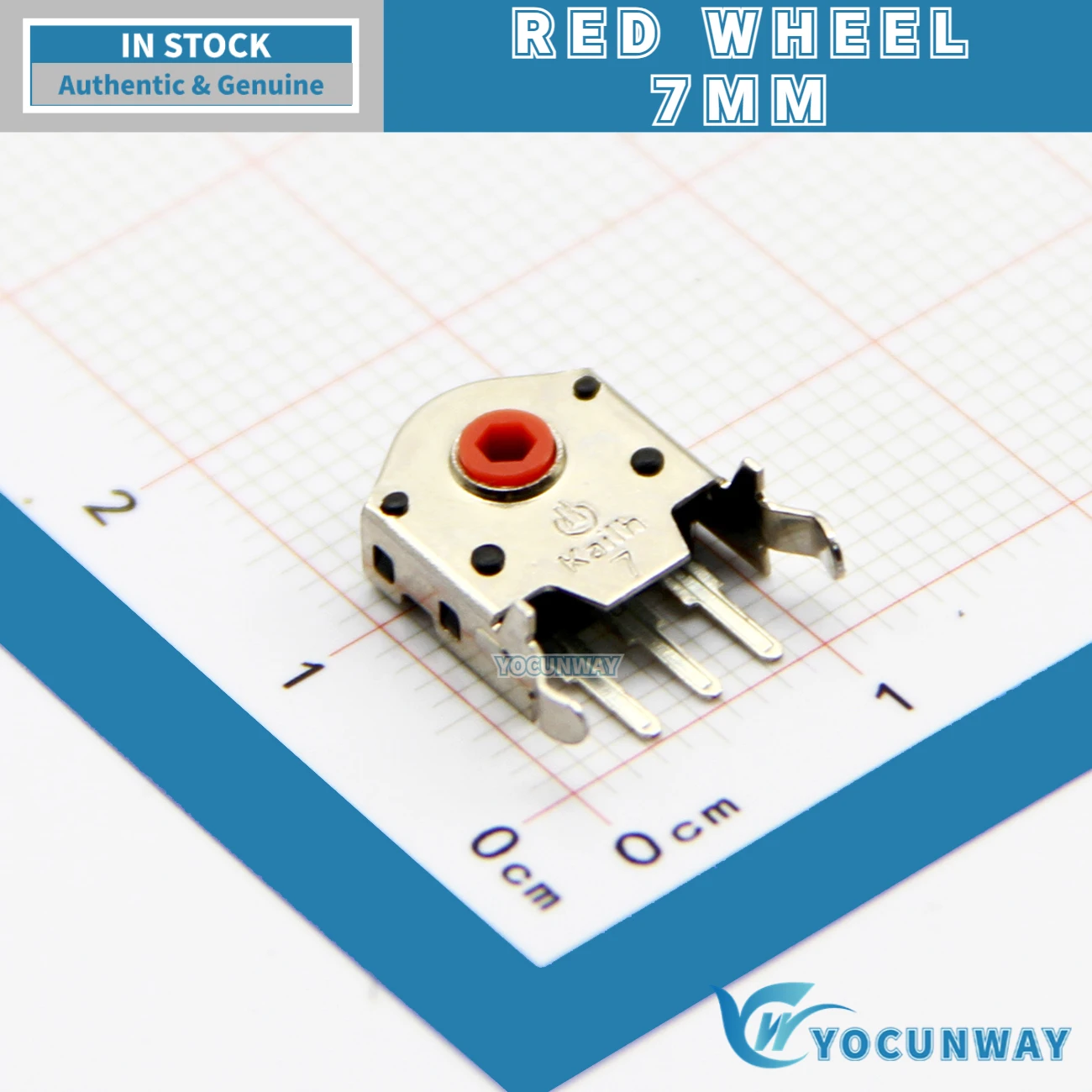 KAILH 5-7-8-9-10-11mm rotary mouse scroll wheel encoder with 1.74mm hole mark 20-40g force PC mouse 5Pcs-100PCS mouse scroll wheel encoder