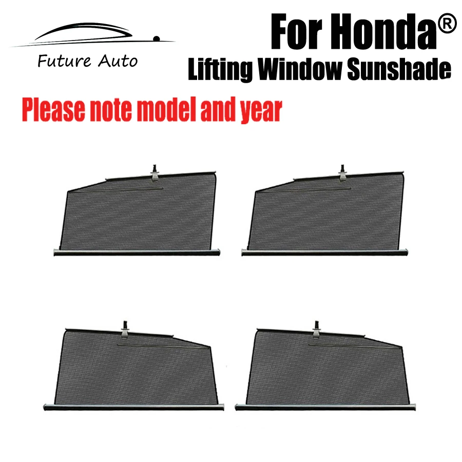 

Car Lifting Window Sunshade For Honda Accord Civic Odyssey CRV Custom Sun Shade Car Curtain Side Window Mesh Summer Retractable