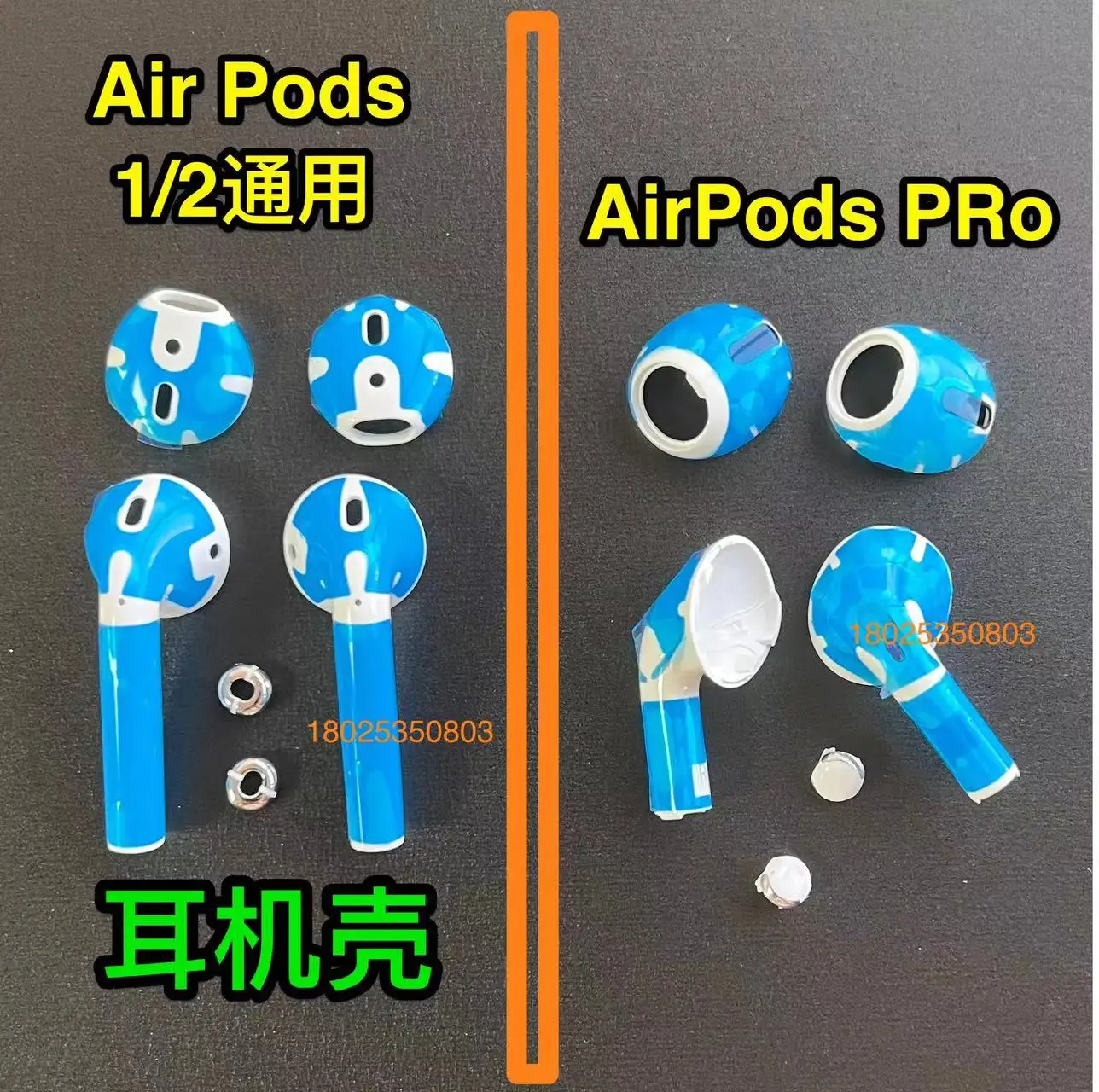 

For Apple AirPods 1/2 Pro AirPods Pro Earphone Repair Housing Full Set Case Cover Replacement Part