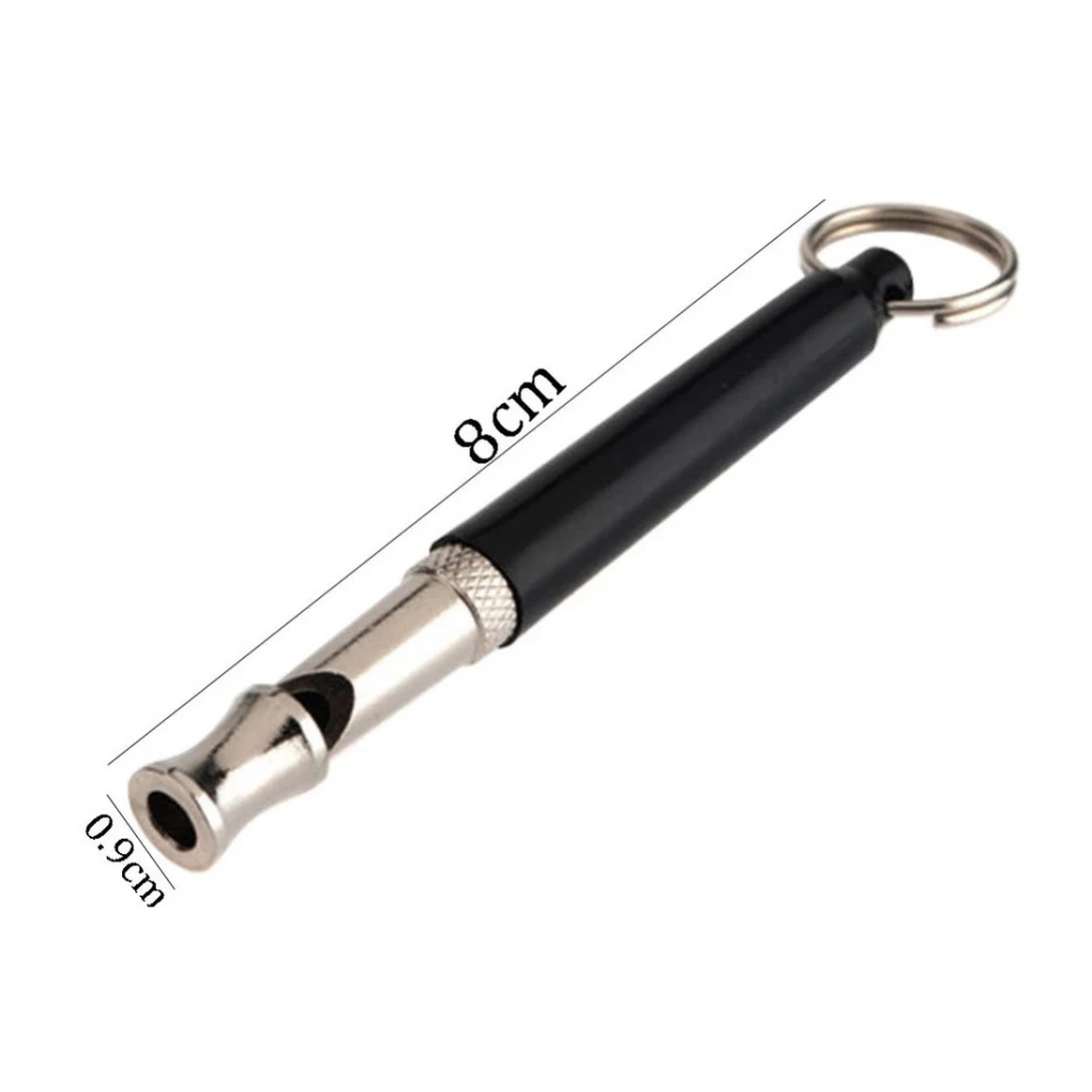 1 Pcs Puppy Whistle Two-tone Ultrasonic Flute Stop Barking Ultrasonic Sound Repeller Pet Dog Training Keychain Home Pet Supplie