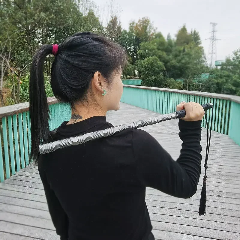 60cm 야외 무술 장비 고망간강 필리핀 숏스틱 차량 비상 창문 파괴 도구