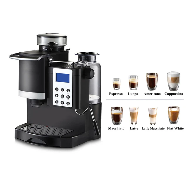 Professional All-in-One Espresso Coffee Machine Americano Maker