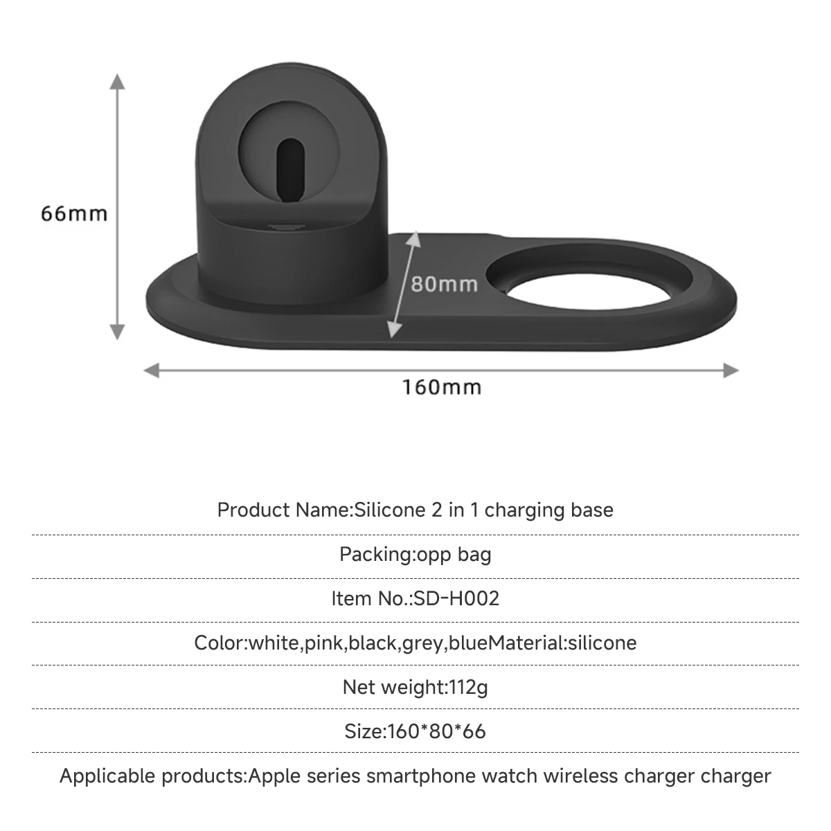 Silicone Phone Holder Stand for IPhone 16Pro Max Apple Watch Magsafe Charger Charging Station Dock Desk Bracket for Iwatch
