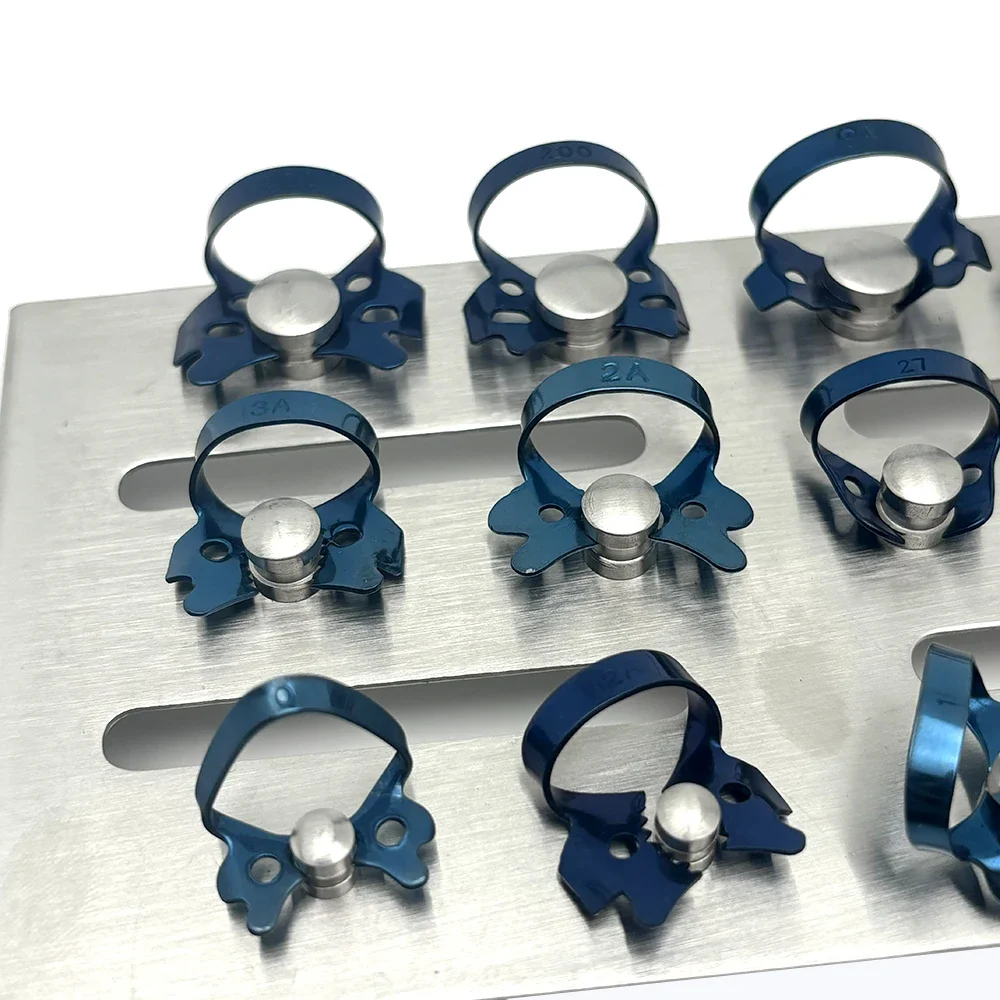 Vassoio In Acciaio Inox Per Sterilizzazione Morsetti Diga Dentale – Supporto Per 12 Morsetti, Medspo/London Instruments