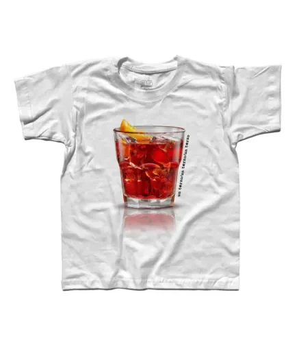 Maglietta Baby Negri Un Terzo Cocktail Da Cocktail Campari Maniche Lunghe O Corte