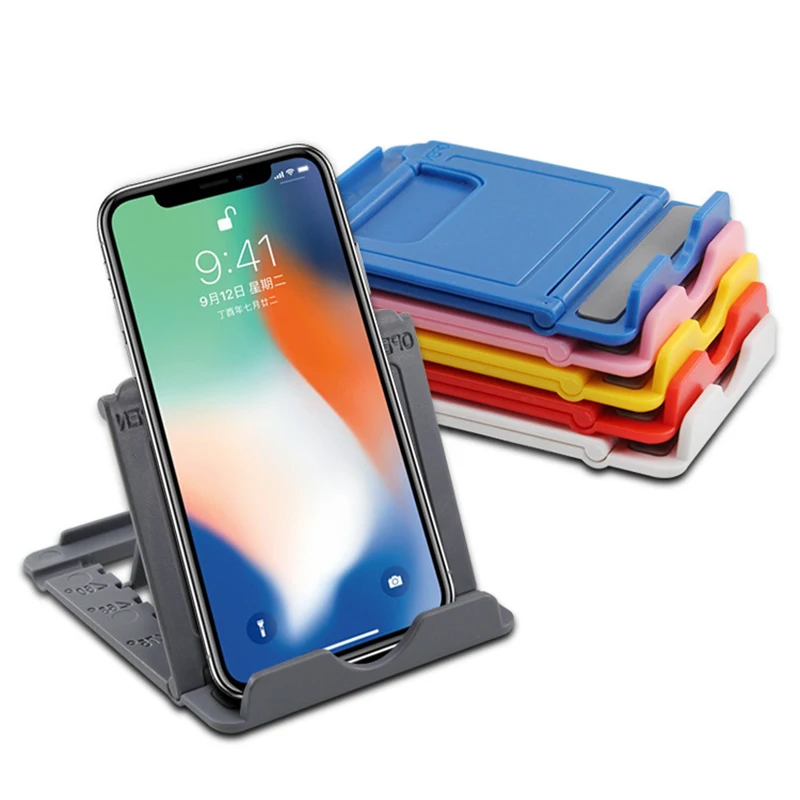 Portable Plastic Phone Stand Holder for Tablets and Smartphones