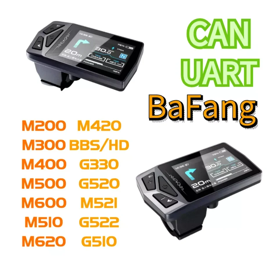 Bafang Mid Motor Display A Colori Bluetooth Lcd Promemoria Chiamate Per Computer Mappa Navigazione Bbs0102 G340 M510 M600 G510 M620