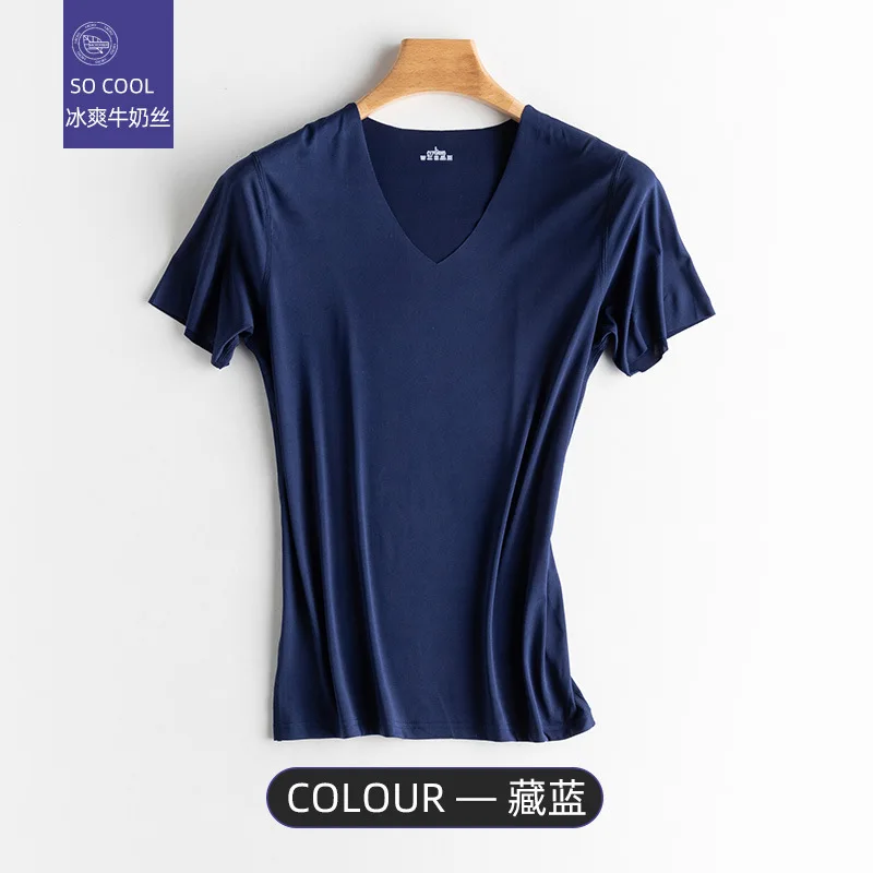 Men New Style ce Slk Short Sleeve T-shrt, Breathable Sport Quck-dry