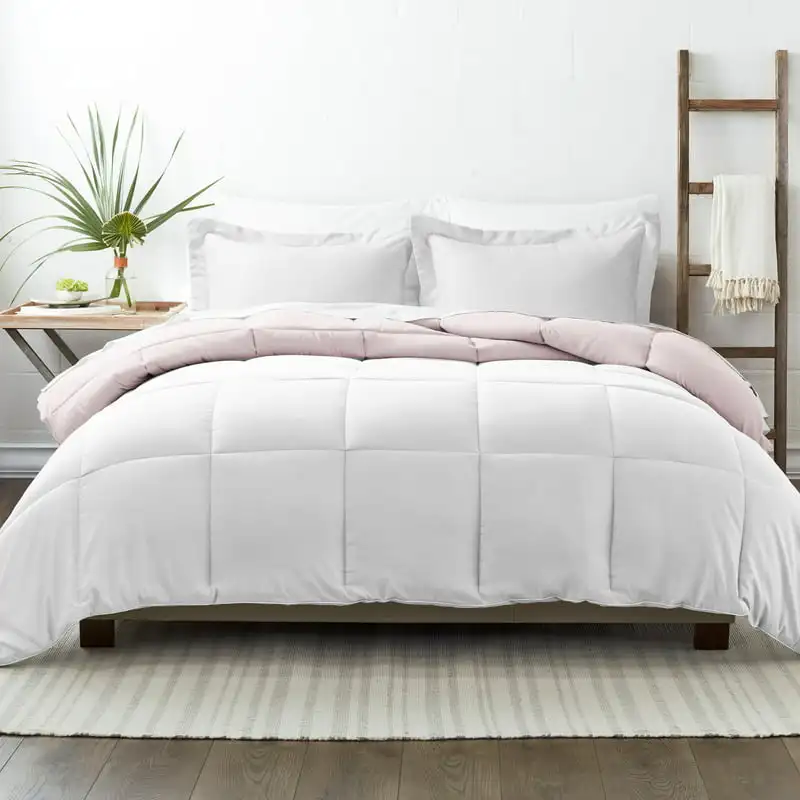Bedsure Bedsure Full/Queen White Down Alternative 3-Piece Reversible  Comforter Set - Cozy u0026 Soft Storage organizer Kitchen stor _ - AliExpress  Mobile