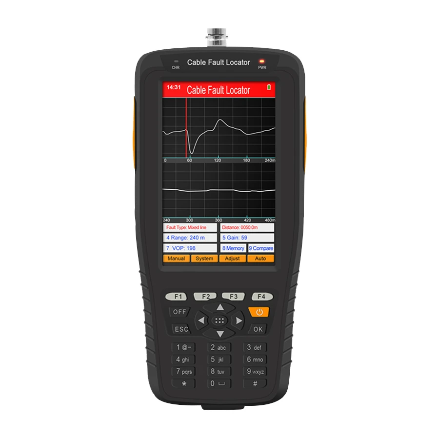 

TDR Cable Fault Locator Tester Meter upto 8km Fast Tester Speed Accurate Test