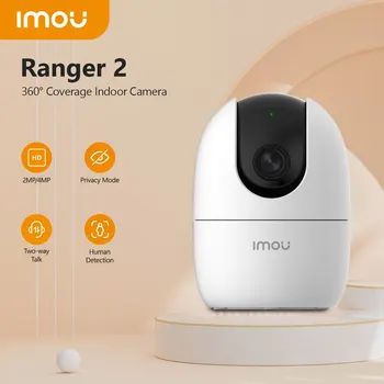 IMOU 레인저 2 1080P IP 카메라, 360 카메라, 인간 감지 야간 투시경, 아기 홈 보안 감시, 무선 와이파이 카메라