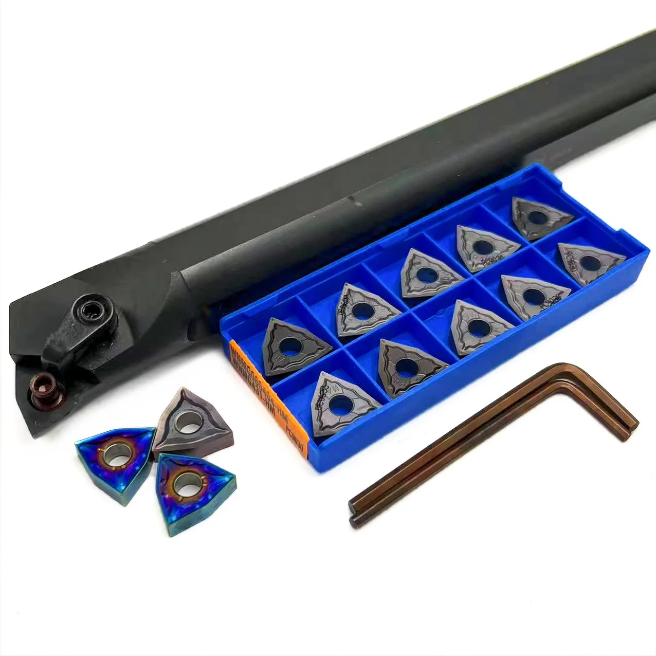 

WNMG080404 For S16Q-MWLNR08 S20R-MWLNR08 S25S-MWLNR08 Internal Turning Tool Holder MWLNR S16Q S20R MWLNR Lathe CNC Cutting Tools