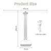 USB Rechargeable LED Desk Lamp 3 Levels Dimmable Touch Sensor Foldable Table Lamp Eye Protection for Bedroom Bedside Office 6