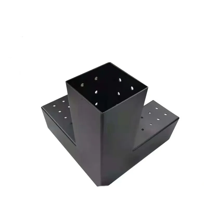 Elevated Wood Stand Bracket Kit Metal Pergola Bolt Down Steel Mount