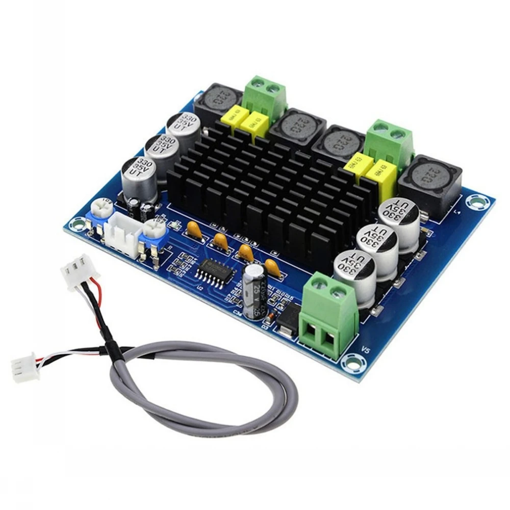 High Power Digital Power Amplifier Board Audio Amplifier Module Class D Dual Channel 2x120W XH-M543