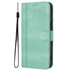 Vintage Leather Flip Phone Wallet Case - Stylish Retro Design, Premium Back Cover for ZTE Blade A53 Pro (YB0898)