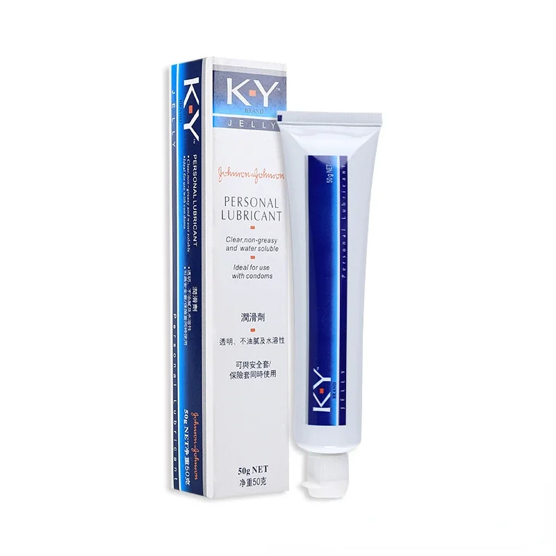 KY Personal Lubricant 50g/100g Water-soluble Lubricating Oil for Adult Gay Anal Vaginal Gel 10pcs portable small package lubricant water soluble lubricating oil 5ml pcs vaginal lubrication anal sex adult sexual products