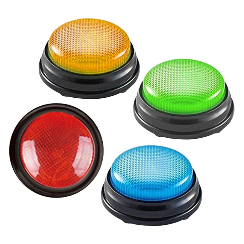 4pcs Buzzer Buttons Kids Trivia Games Answer Buzzer With Sound Answer Button For Classroom Game Show Answer Buzzer Button 