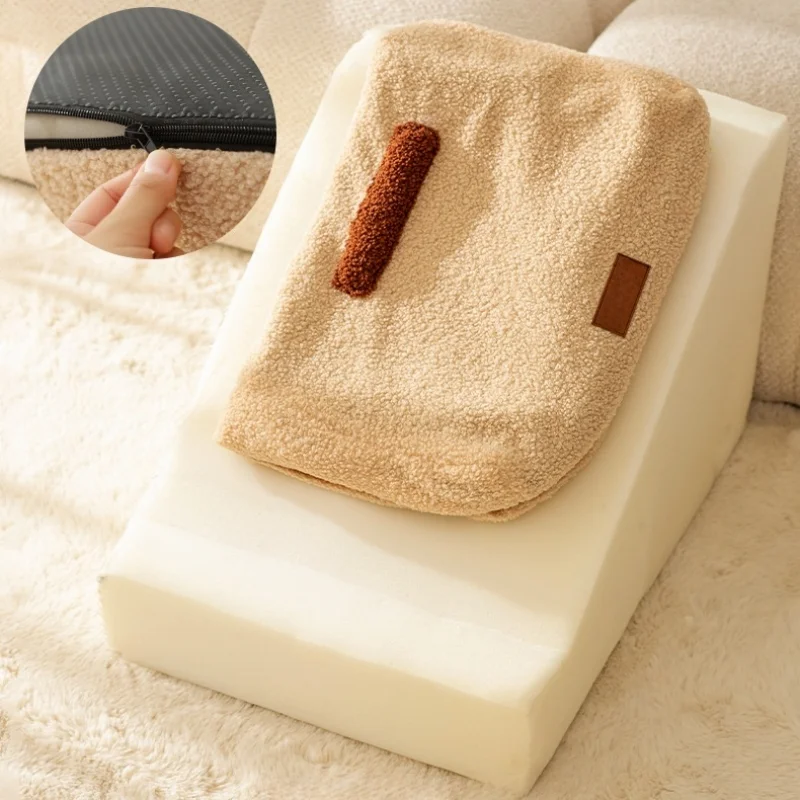Pet Ramp Stairs Dog Stairs for Bed Pet 2/3 steps Stairs Small to Medium Dogs Get on Bed and Couch Dog Steps Non-Slip Bottom Ramp
