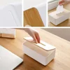 Tissue Box Napkin Rings Case Paper Box Container Reusable Bamboo Cover Car Tissue Paper Dispenser Gold 26 Letters Pattern 4