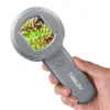 TOMLOV P10 Handheled Microscope for Kids 100X Pocket Magnifying Glass with Light Portable Jewelers Loupe with Screen Magnifier 1