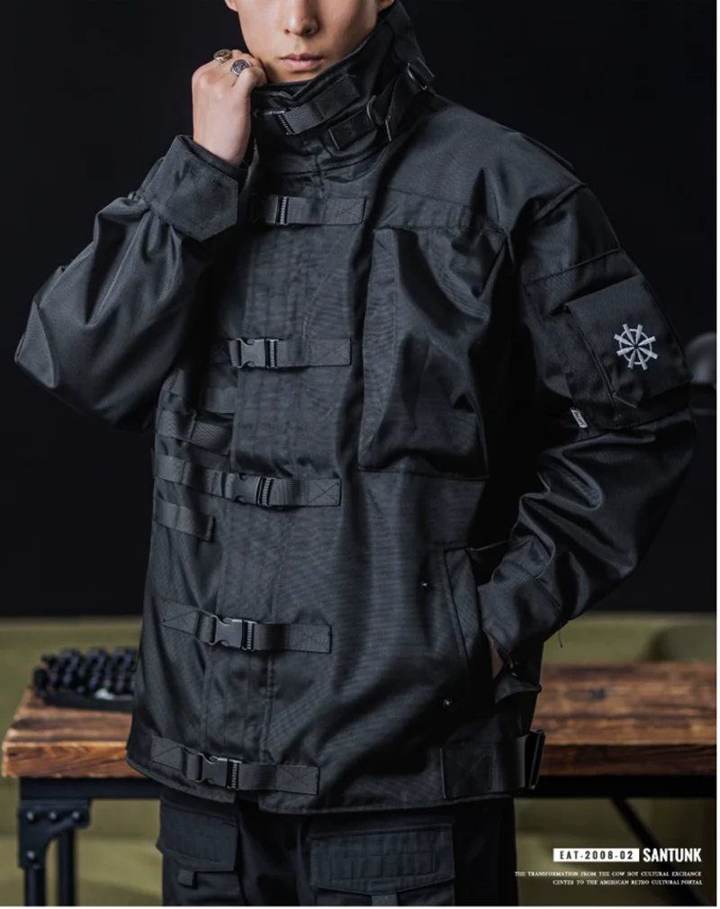 Multiple Pockets Tactical Jacket Military Style Stormsuit