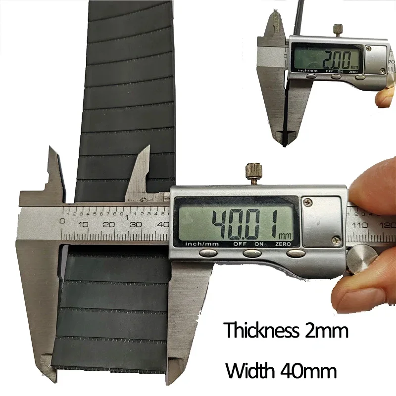 Flat Belts For Fitness Equipment Steel Wire Core Sturdy Transmission Belt Power Machine Elevator Belting Thickness 2mm,W 20~40mm 4