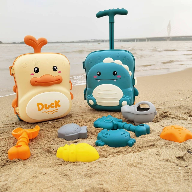 Kids Beach Toys Baby Beach Play Toys Sandbox Kit Summer Toys Beach Accessories Sand Water Game Tools Bath Toy For Baby 1
