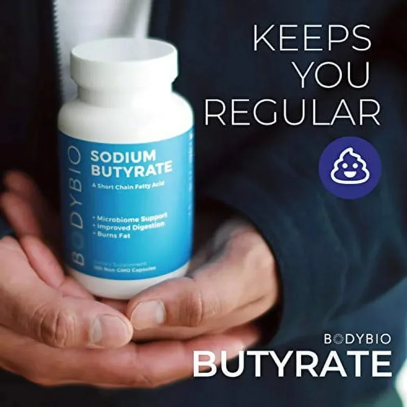 Sodium Butyrate Short-chain Fatty Acids Intestinal Health Supplement Promotes Digestion Liver Function DNA Health Non-GMO