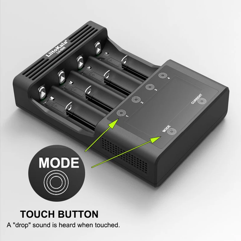 battery charger Liitokala Lii-500 lii-600 LCD Charging 18650 3.7V 18350 18500 16340 25500 14500 26650 1.2V AA AAA NiMH Battery