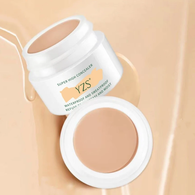 Concealer Foundation Cream Full Cover Dark Circles Acne Spots Dark Circles For Tattoos Scars Natural Finish Makeup Base Contour