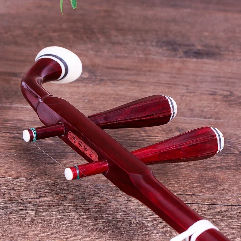 Red sandalwood octagonal Erhu African lobular red sandalwood / rosewood erhu