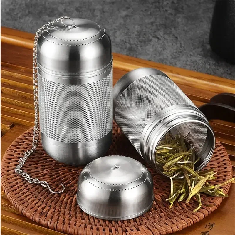 Tea Strainer Stainless Steel Tea Infuser Set Leaves Spice Seasoning Ball Strainer Teapot Fine Mesh Spices Filter Teaware