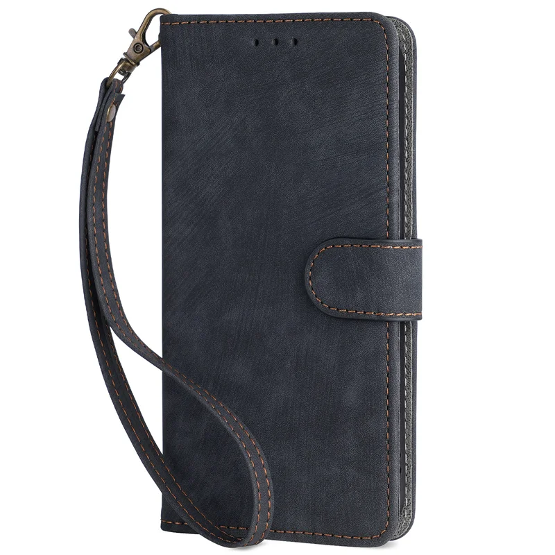 Premium Flip Protective Leather Phone Case with Magnetic Closure