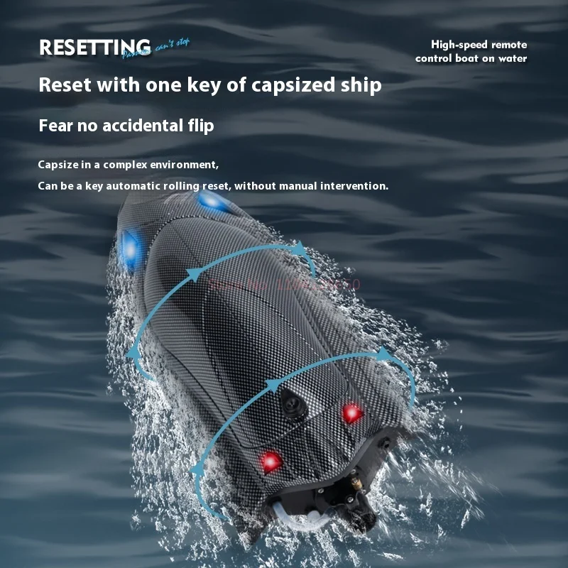 New Product Feiyu Fy011 High-Speed Boat Turbojet High-Speed Boat Full-Scale Rc Speedboat Model Toy Children Holiday Birthday 4