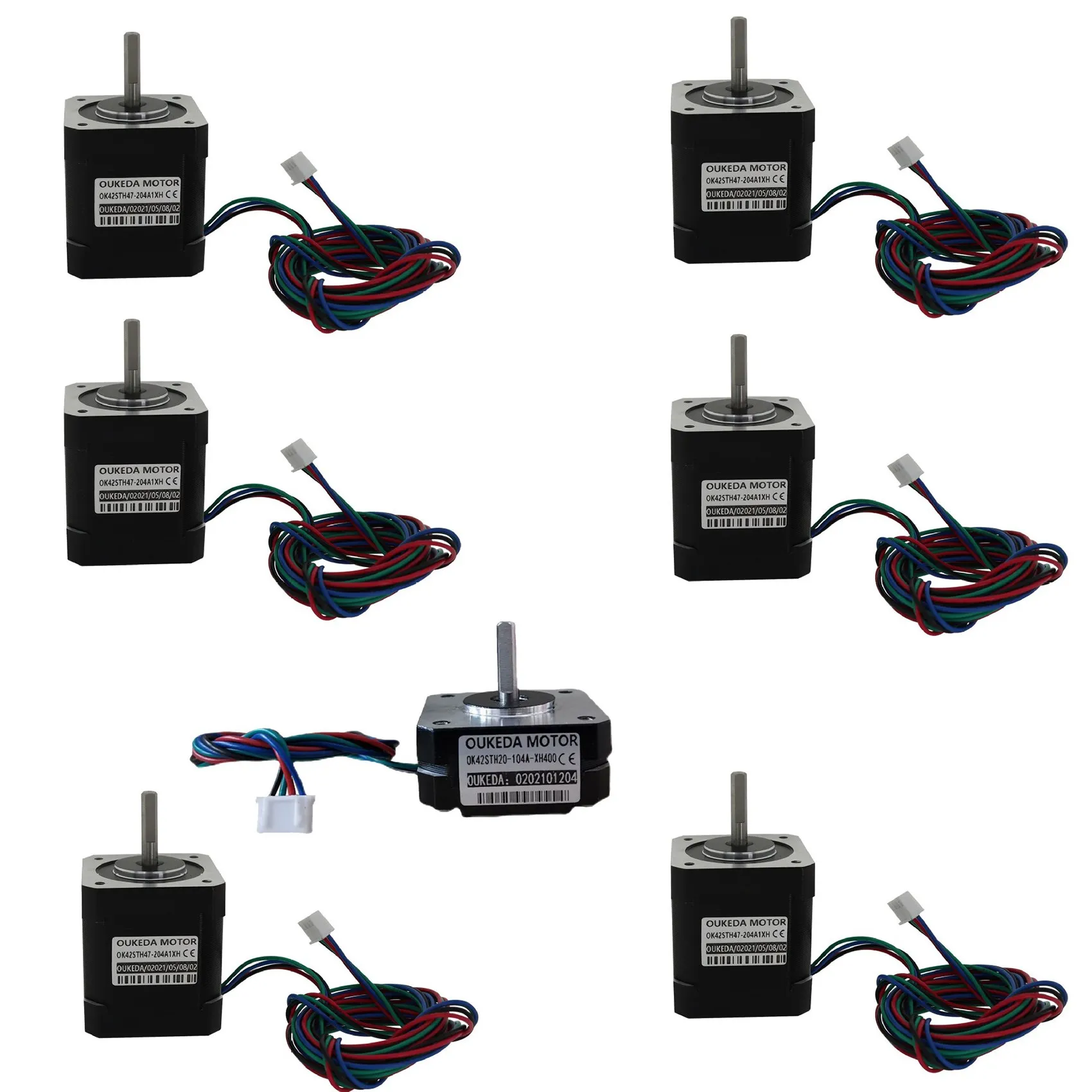 

Для Voron послегорелка 3D принтер Stepper Motor Kit Voron 2,4, OK42STH47-204A1XH, OK42STH20-104A-XH400, XH2.54 Port