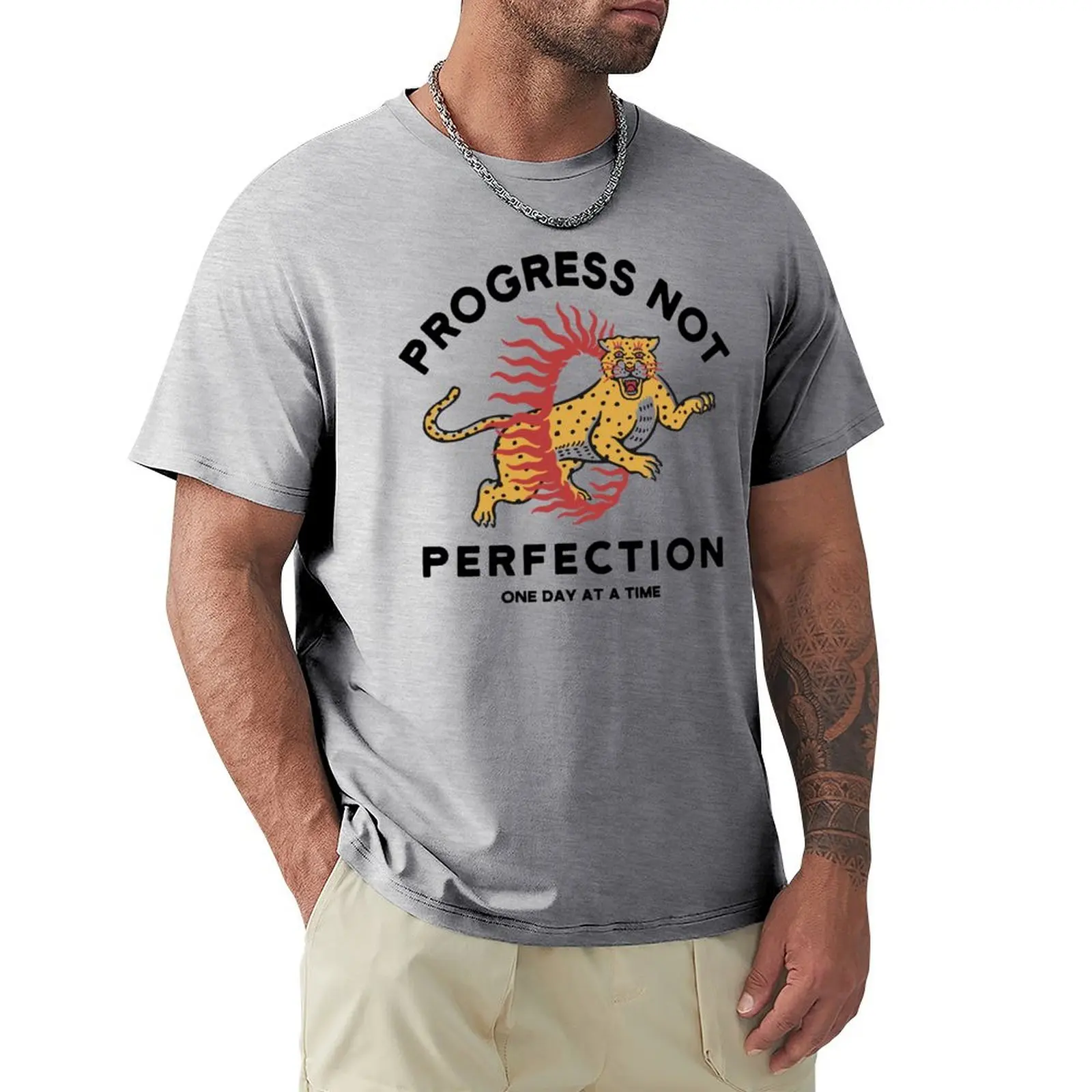 

Progress Not Perfection AA NA Recovery T-Shirt plain oversized blanks mens graphic t-shirts pack