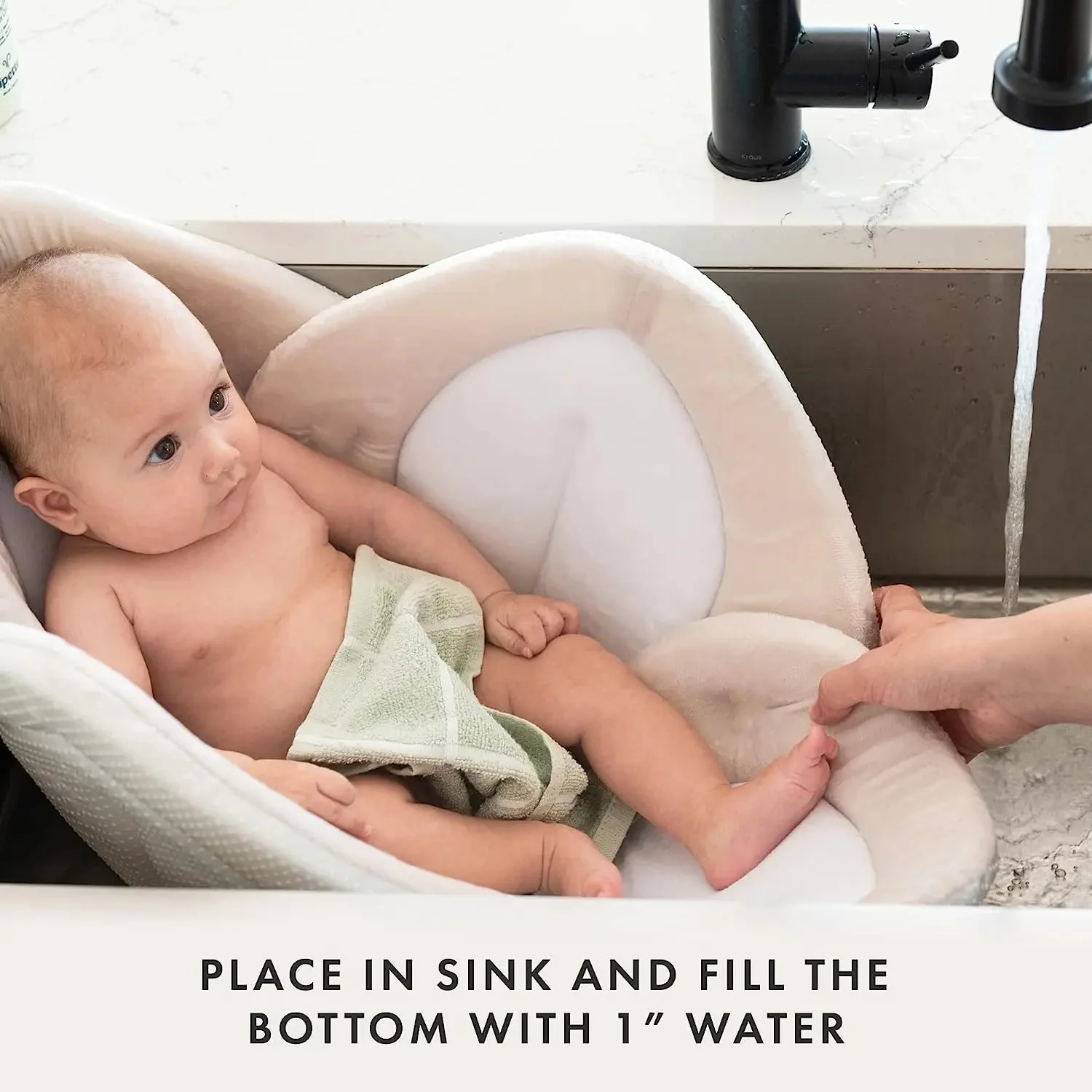 Blooming Bath Lotus Baby Bath Seat Plush Minky Baby Sink Bathtub Mat Cushion Safe Flower Seat for Newborns baby bath seat