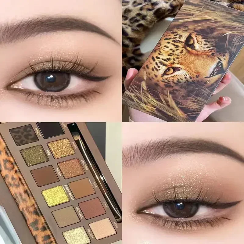 Perfect Diary Animal Eye Shadow Palette Red Fox Rose Butterfly Koi Kitten 12 Colors Pearlescent Matte Eye Shadow Cosmetics 6
