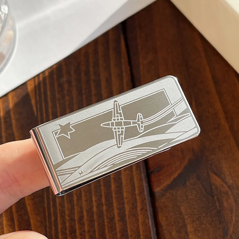 

LJ2 MB Money Clip 316L Stainless Steel The Little Prince Tie clip Cufflinks High Quality