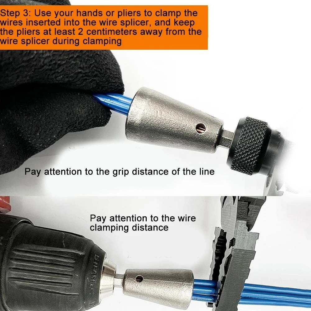 1Pc Elettricista Wire Twisting Tools Elettricista Rapidamente Twister 6Mm Maniglia Esagonale Per Accessori Per Cacciaviti Elettrici All'Ingrosso