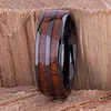 94148-bf3c76.jpg Mode 8mm hommes titane acier Koa bois anneaux pour hommes femmes dôme poli en acier inoxydable anneaux hommes mariage bande bijoux cadeaux