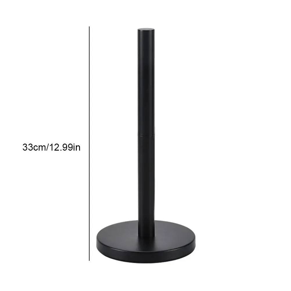 حامل المناشف الورقية من الفولاذ المقاوم للصدأ مع قاعدة مرجحة وحامل لفائف المطبخ وموزع المناشف الورقية للمطبخ والحمام