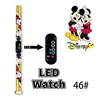 Disney Mickey Minnie Children's Watch Cartoon Character Donald Duck Daisy LED Electronic Sports waterproof Bracelet kids Watches 2