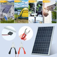 Kit de panneaux solaires 100A, puissance polycristalline complète 12V, générateur solaire Portable pour l'extérieur, Rechargeable, pour la maison 3