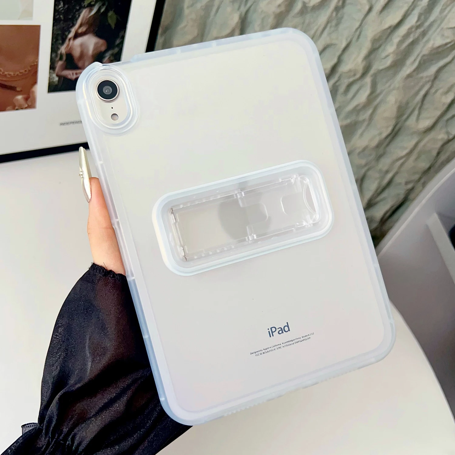 Premium Clear Cover Stand Case