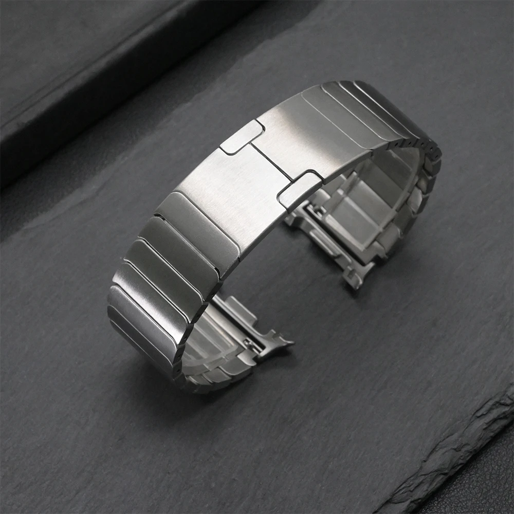 Luxury Stainless Steel No Gaps Bracelet Band – Premium Metal Strap